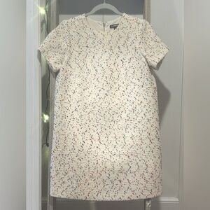 Express Cream Speckled Mini Dress